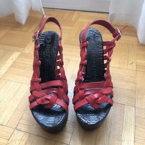 Juicy Couture Wedge Sandals - Size 6